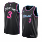 Men/Youth's miami heat #3 dwyane wade black vice night jersey