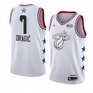 Men/Youth's Miami Heat #7 Goran Dragic 2019 All-Star Game Swingman Jersey White