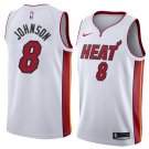 Men/Youth's miami heat #8 swingman tyler johnson jersey white