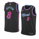 Men/Youth's miami heat #8 tyler johnson city edition jersey swingman black