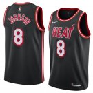 Men/Youth's miami heat #8 tyler johnson hardwood classics swingman jersey black