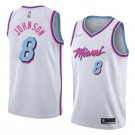 Men/Youth's miami heat #8 tyler johnson jersey city edition swingman white