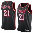 Men/Youth's miami heat #21 hassan whiteside hardwood classics swingman jersey black