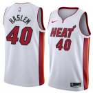 Men/Youth's miami heat #40 swingman udonis haslem jersey white