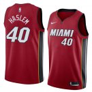 Men/Youth's miami heat #40 udonis haslem statement jersey swingman red