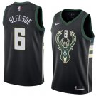 Men/Youth's milwaukee bucks #6 swingman black eric bledsoe statement jersey