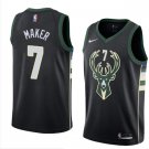 Men/Youth's milwaukee bucks #7 swingman black thon maker statement jersey