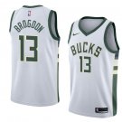 Men/Youth's milwaukee bucks #13 swingman malcolm brogdon white jersey