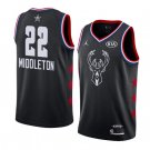 Men/Youth's Milwaukee Bucks #22 Khris Middleton All-Star Game Swingman Jersey Black