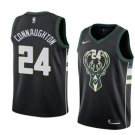 Men/Youth's milwaukee bucks #24 pat connaughton swingman black statement jersey