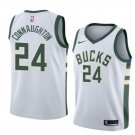 Men/Youth's milwaukee bucks #24 swingman pat connaughton white jersey