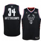 Men/Youth's Milwaukee Bucks #34 Black Giannis Antetokounmpo 2019 All-Star Swingman Jersey