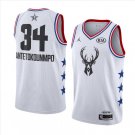 Men/Youth's Milwaukee Bucks #34 White Giannis Antetokounmpo 2019 All-Star Game Swingman Jersey