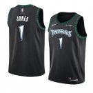 Men/Youth's minnesota timberwolves #1 tyus jones classic edition jersey black