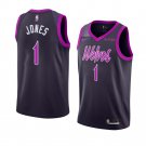 Men/Youth's minnesota timberwolves #1 tyus jones swingman navy city edition jersey