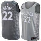 Men/Youth's minnesota timberwolves #22 andrew wiggins swingman  jersey city edition gray