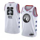 Men/Youth's Minnesota Timberwolves #25 Derrick Rose 2019 All-Star Swingman Jersey White