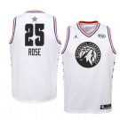 Men/Youth's Minnesota Timberwolves #25 White Derrick Rose 2019 All-Star Swingman Jersey