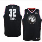 Men/Youth's Minnesota Timberwolves #32 Black Karl-Anthony Towns 2019 All-Star Swingman Jersey