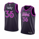 Men/Youth's minnesota timberwolves #36 dario saric city edition jersey purple