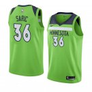 Men/Youth's minnesota timberwolves #36 dario saric statement edition jersey green