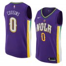 Men/Youth's new orleans pelicans #0 demarcus cousins city edition swingman purple jersey