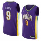 Men/Youth's new orleans pelicans #9 rajon rondo city edition swingman purple jersey