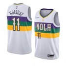 Men/Youth's new orleans pelicans #11 jrue holiday swingman city edition jersey white