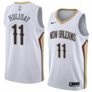 Men/Youth's new orleans pelicans #11 swingman jrue holiday white jersey