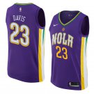 Men/Youth's new orleans pelicans #23 anthony davis city edition swingman purple jersey
