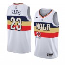 Men/Youth's new orleans pelicans #23 anthony davis earned edition jersey white