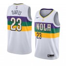 Men/Youth's new orleans pelicans #23 anthony davis swingman city edition jersey white