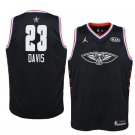 Men/Youth's New Orleans Pelicans #23 Black Anthony Davis 2019 All-Star Game Swingman Jersey