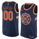 Men/Youth's new york knicks #00 enes kanter jersey city edition swingman navy