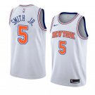 Men/Youth's new york knicks #5 dennis smith jr. statement jersey white