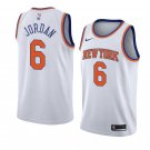 Men/Youth's new york knicks #6 deandre jordan white jersey swingman
