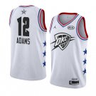 Men/Youth's Oklahoma City Thunder #12 Steven Adams 2019 All-Star Game Swingman Jersey White