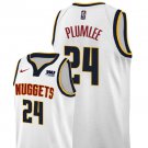 Men/Youth's nuggets #24 mason plumlee jersey white