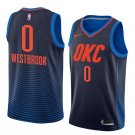 Men/Youth's oklahoma city thunder #0 russell westbrook statement swingman jersey navy