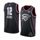 Men/Youth's Oklahoma City Thunder #12 Steven Adams 2019 All-Star Swingman Jersey Black