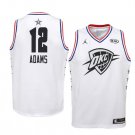 Men/Youth's Oklahoma City Thunder #12 White Steven Adams 2019 All-Star Swingman Jersey