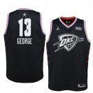 Men/Youth's Oklahoma City Thunder #13 Black Paul George 2019 All-Star Swingman Jersey
