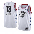 Men/Youth's Oklahoma City Thunder #13 Paul George 2019 All-Star Game Swingman Jersey White