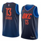 Men/Youth's oklahoma city thunder #13 paul george statement swingman jersey navy