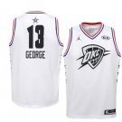Men/Youth's Oklahoma City Thunder #13 White Paul George 2019 All-Star Swingman Jersey