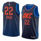 Men/Youth's oklahoma city thunder #22 hamidou diallo statement swingman jersey navy
