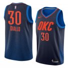 Men/Youth's oklahoma city thunder #30 hamidou diallo statement swingman jersey navy