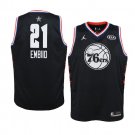 Men/Youth's Philadelphia 76ers #21 Black Joel Embiid 2019 All-Star Game Swingman Jersey