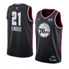 Men/Youth's Philadelphia 76ers #21 Joel Embiid 2019 All-Star Game Swingman Jersey Black