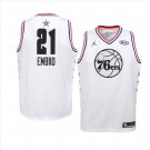 Men/Youth's Philadelphia 76ers #21 White Joel Embiid 2019 All-Star Game Swingman Jersey